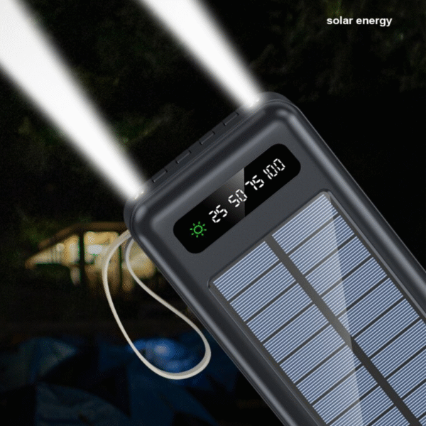 POWER BANK  SOLAR 4 EN 1 DE 12,000 mAh - Imagen 4
