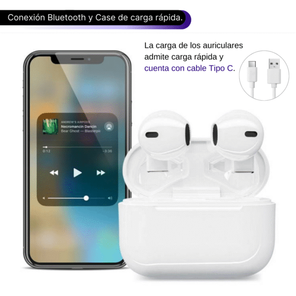 MINI AUD?FONOS BLUETOOTH PRO 5S TWS - Imagen 3