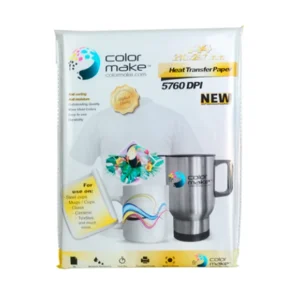 Papel para Sublimar A4 100g Secado Rápido Premium Paquete con 100 Hojas Color Make Caja con 20 piezas